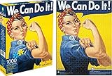 🧩 REGALO PERFECTO PARA AMIGOS Y FAMILIA: Este puzzle de Rosie the Riveter es el regalo definitivo para los fans de todas las edades. Perfecto para los rompecabezas de la familia, noche de juegos, cumpleaños, elefante blanco, vacaciones, que todo el mundo absolutamente encantará recibir como regalo