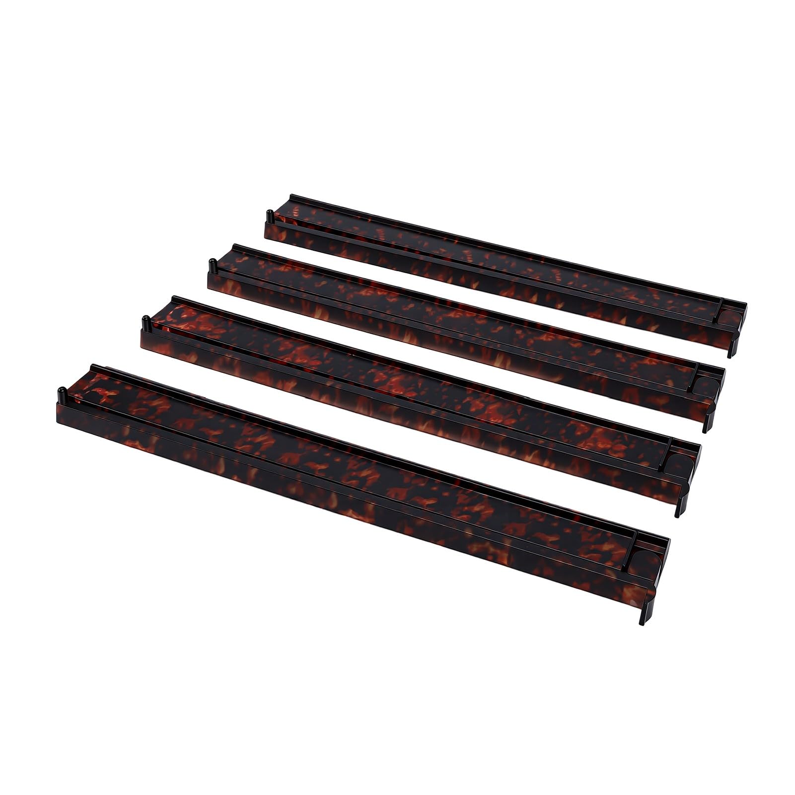 Mahjong Racks with Pushers, Stylizowany Wzór Szylkretowy (4 szt)