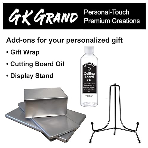 Miniatura 7 de Personalized Cutting Board Wedding Gift Artisan Live Edge Walnut Display Rustic Unique Custom Engraved Family Sign Home Decor Anniversary Couple