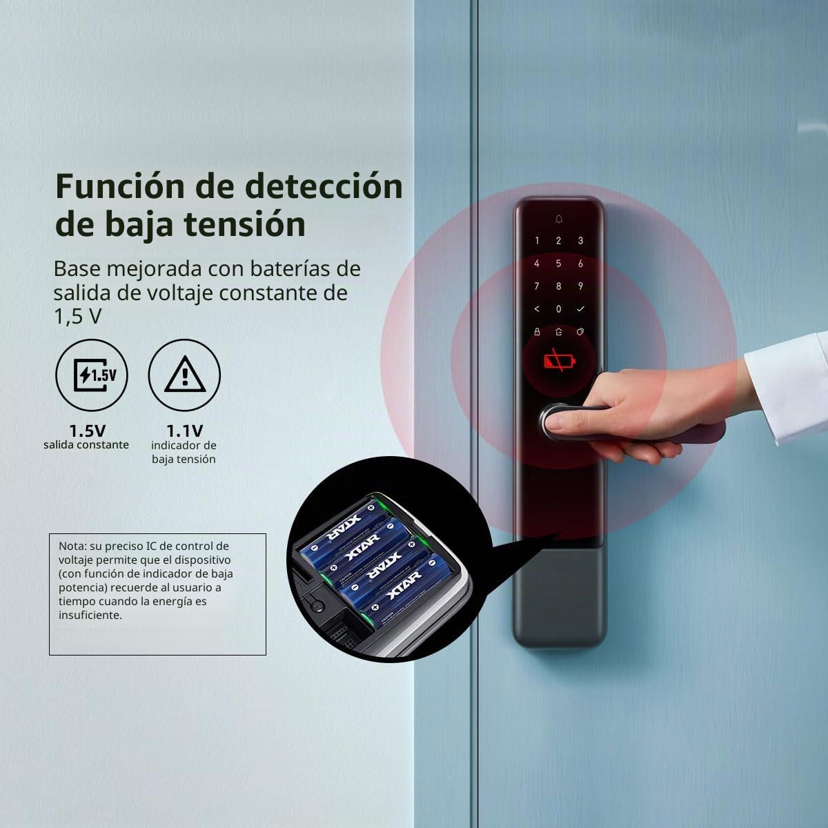 aa akkus 1.5v recargables XTAR 4150mWh 1,5 V AA pilas AA recargables (8 paquetes de 4150 mWh AA)