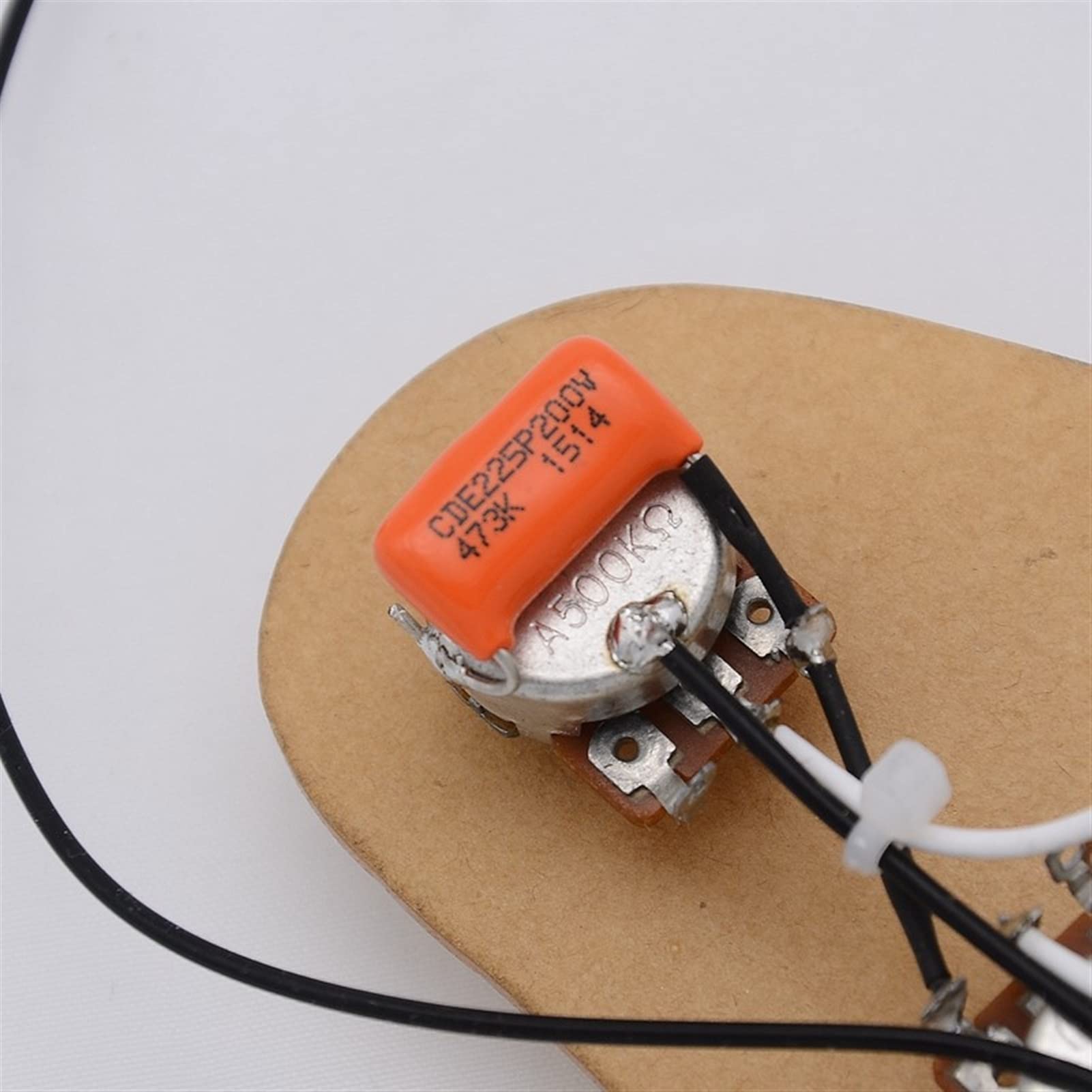 Ssh Harnais De Câblage De Guitare Électrique (pots 300K 300K + Convertisseur De 5 Voies + Sortie) Pour Style Kit De Guitare faisceaux câbles guitare