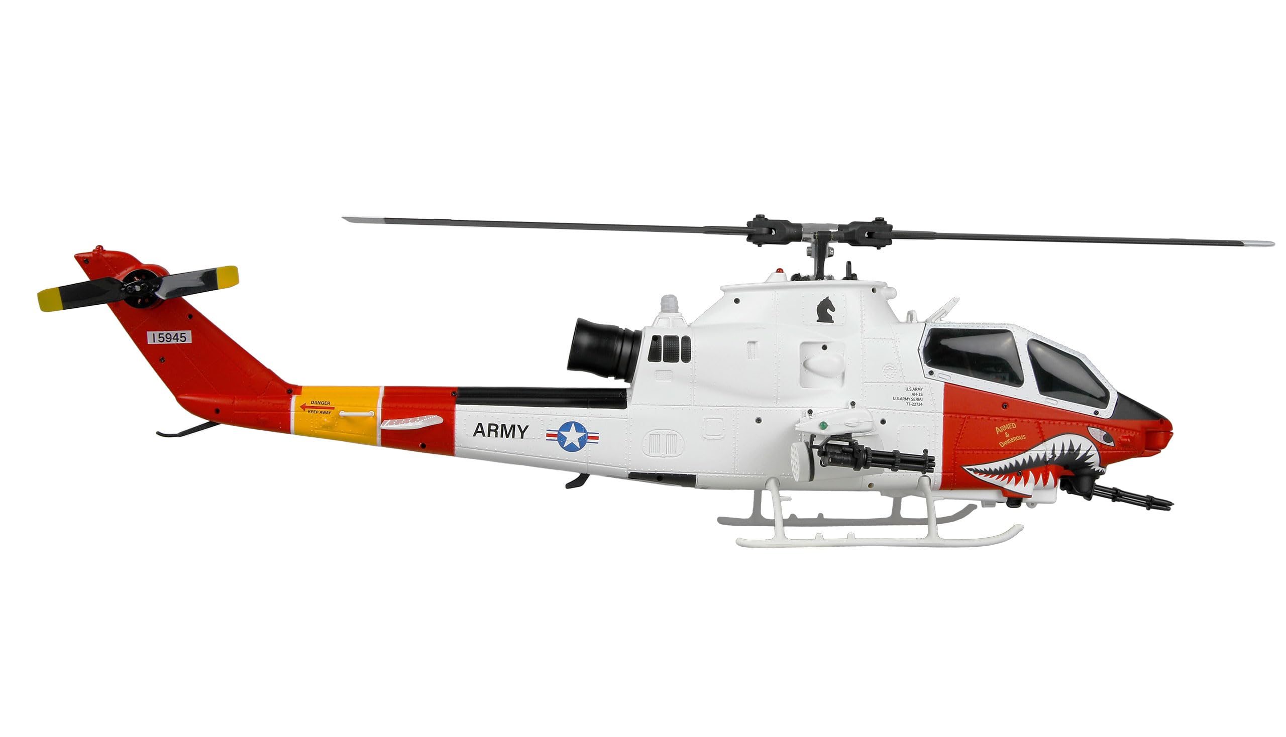 Helicóptero teledirigido Bell AH-1 Arctic Cobra Helicóptero de 6 canales 3D/6G RTF