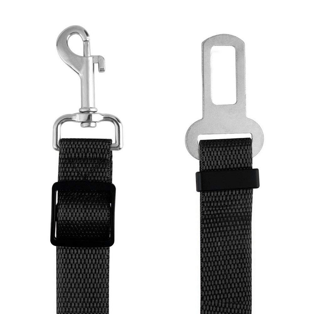 Voiture Ceinture de Securite pour Chien Indéchirable Réglable, 2 Pcs Harnais Voiture Chien Voiture Universel