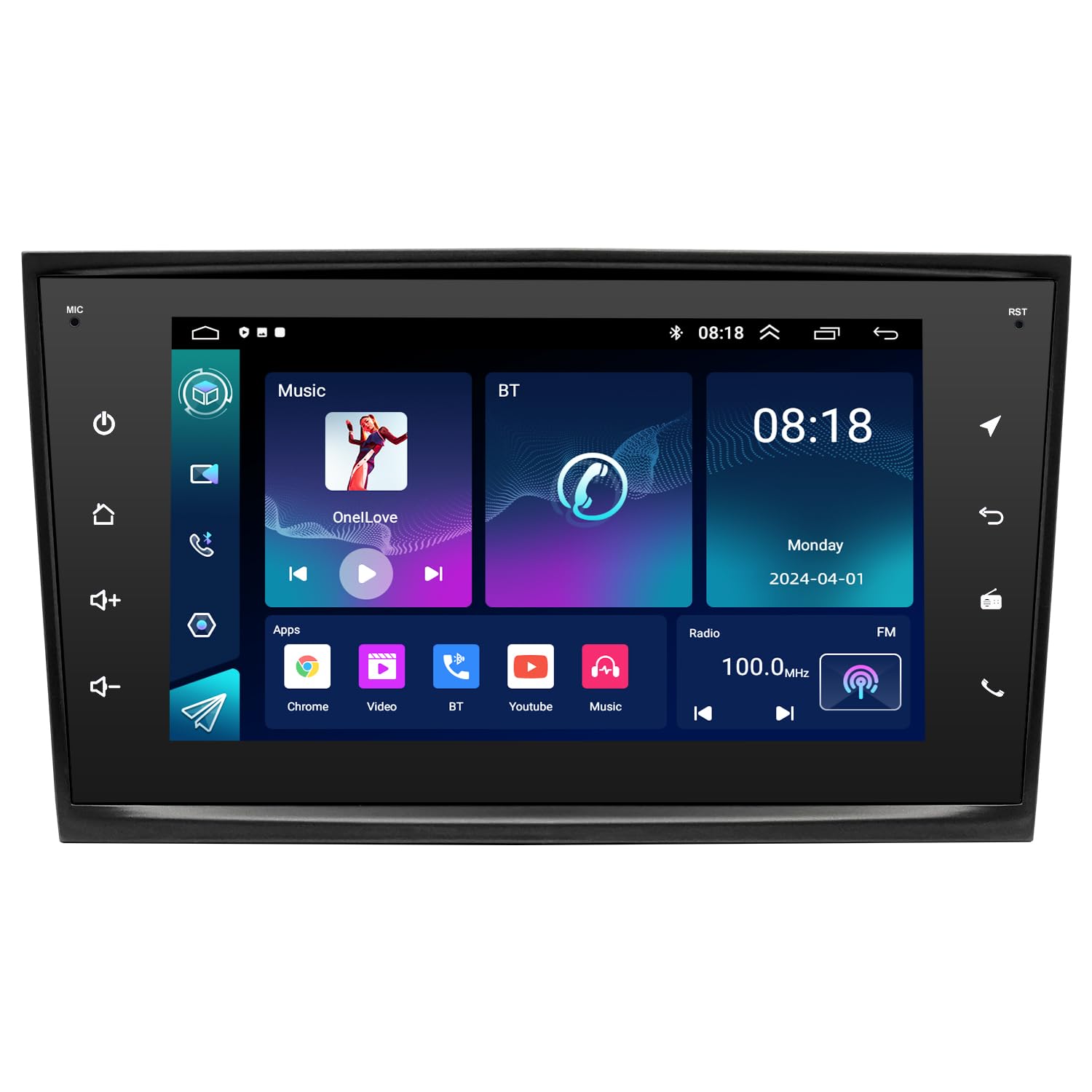 2+64G Android 14 Autoradio für Opel Meriva 2003-2009 mit Wireless Carplay Android, 7 Zoll Touchscreen Car Display 2 Din Radio Stereo Bluetooth Rückfahrkamera Head Unit Mirror Link FM/RDS