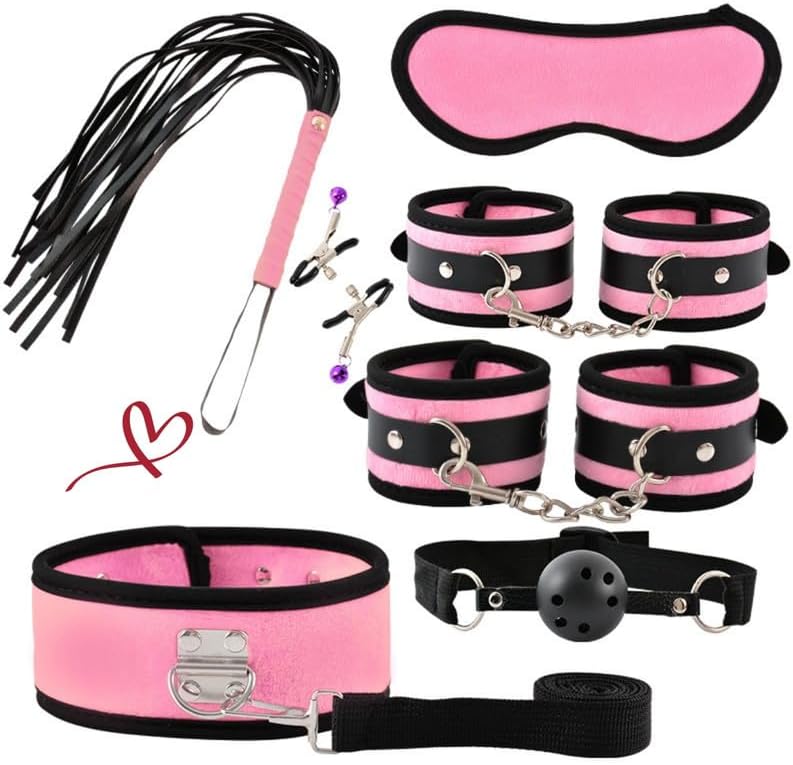 12 Piece Pink Fashionable Nylon Fitness Yoga Leisure Training Equipment Set Accessories, Adjustable Size, Original Gift