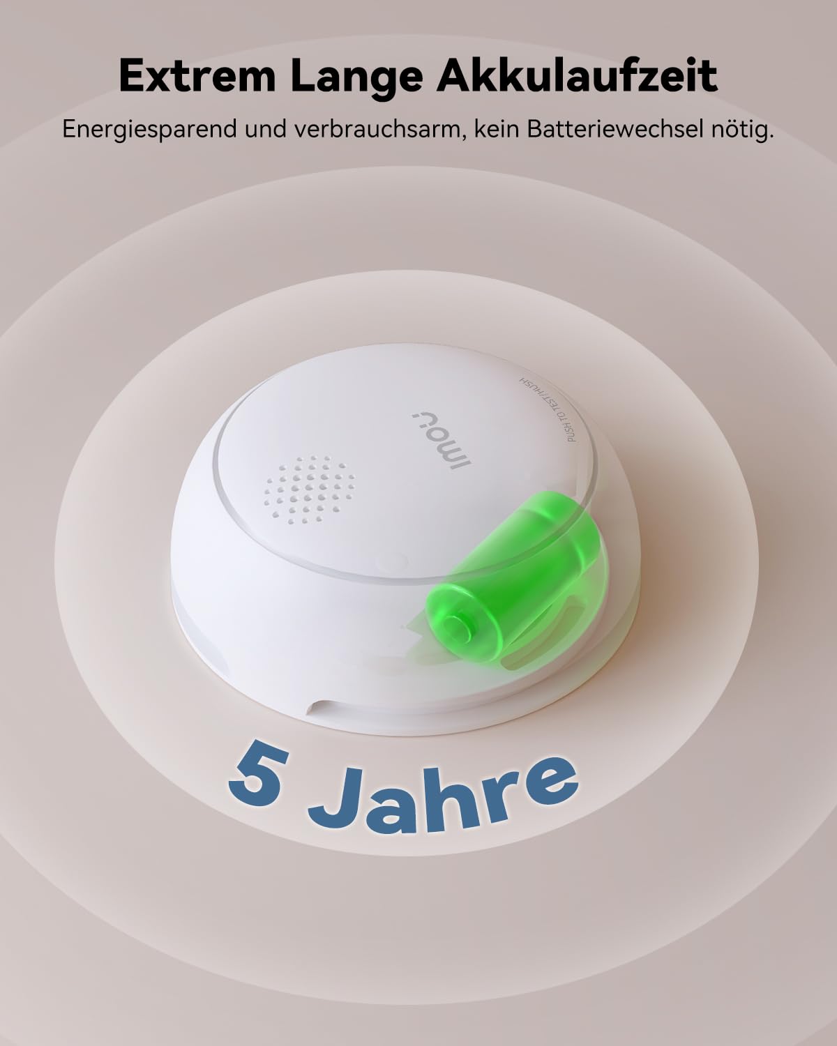 Imou Rauchwarnmelder, Rauchmelder 3Pack | Sofortige Mehrraum-Alarmierung (auch ohne WLAN), Brandmelder mit APP, Rauchwarnmelder Matter-kompatibel & Alexa-Steuerung