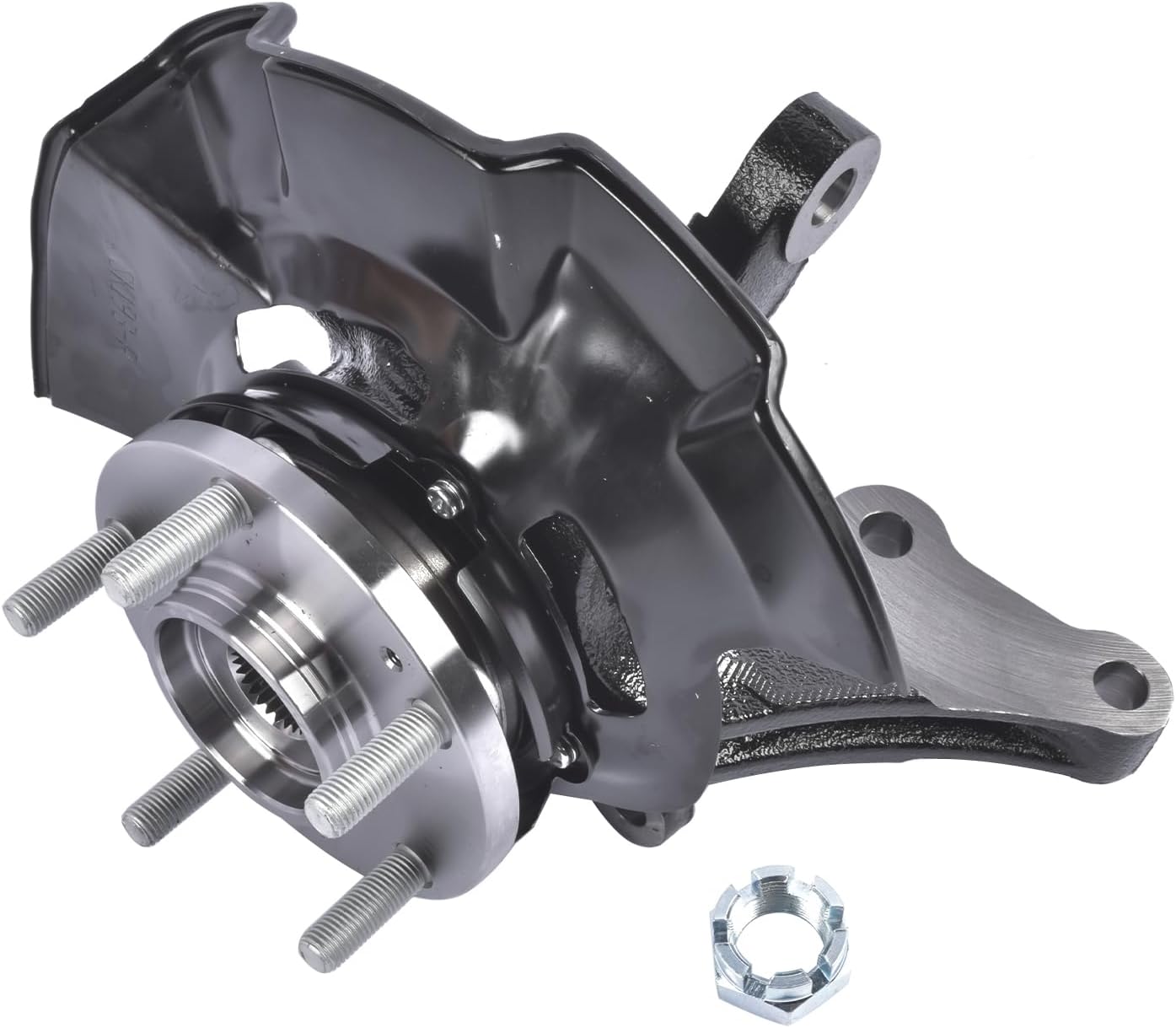 Front Right Steering Knuckle Assembly Replacement for Hyundai Tucson Kia Sportage 2005-2009 51716-2E000 51756-2E000