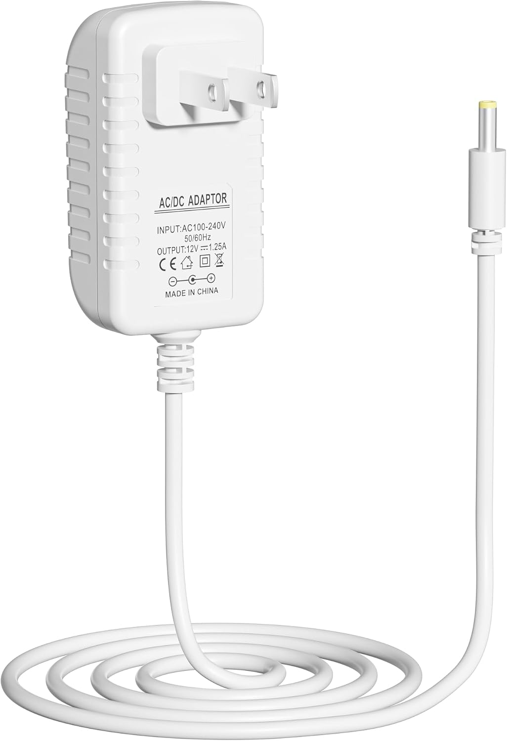 15W Power Cord Adapter for Echo Dot 5th Gen, 4th Gen, 3rd Gen, Kids Edition, Echo Pop, Echo Show 5, Echo Spot, 5Ft