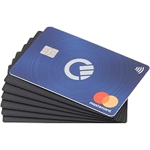 RFID Blocker Card Extra Thin 6 x RFID Protection Cards Black