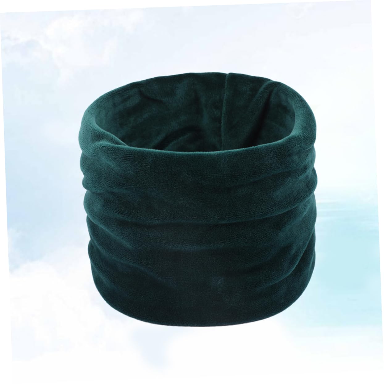Didiseaon Winter Outdoor Scarf Windproof Cold Scarf for Men and Women Stylish Circle Neck Warmer Dark Green for Cold Weather Activities