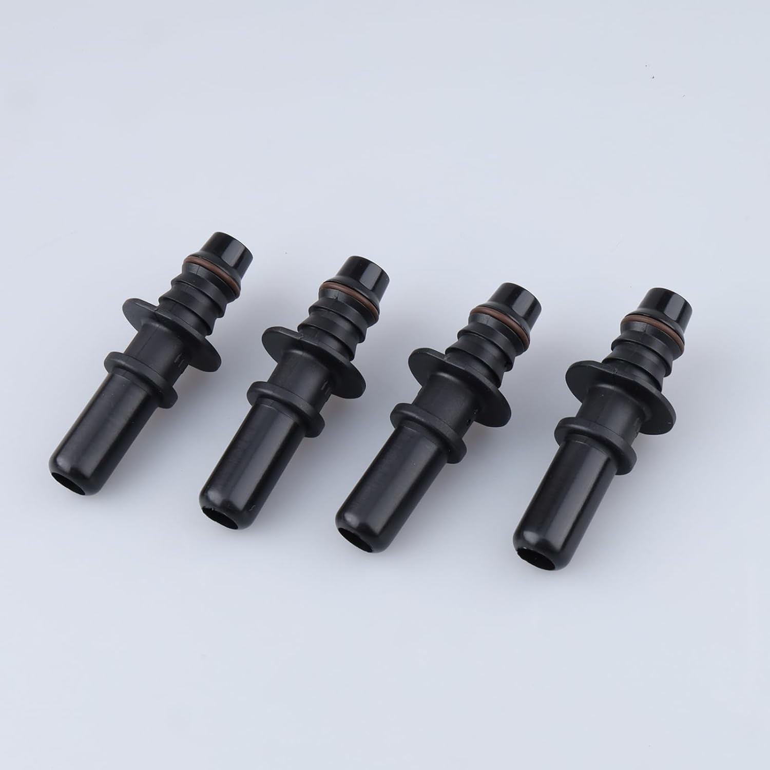 AC PERFORMANCE Fuel Quick Connector Male 11.8mm Tube to 1/2" Male Barb, Pack of 4