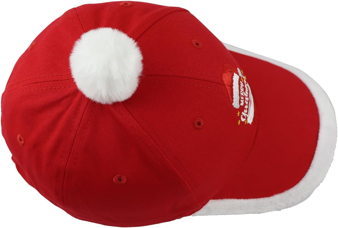 Merry Christmas Baseball Cap for Men Women, Adjustable Embroidered Cotton Santa Hat - Image 4