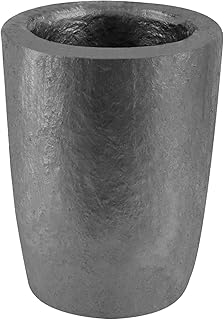 Nelyrho #0.5-0.5kg Premium Graphite Crucible, Silicon Carbide Clay Crucible Cup for Melting Casting Refining Aluminum, Gold, Silver, Copper, Brass, Withstand High Temperature 1800℃/3272℉