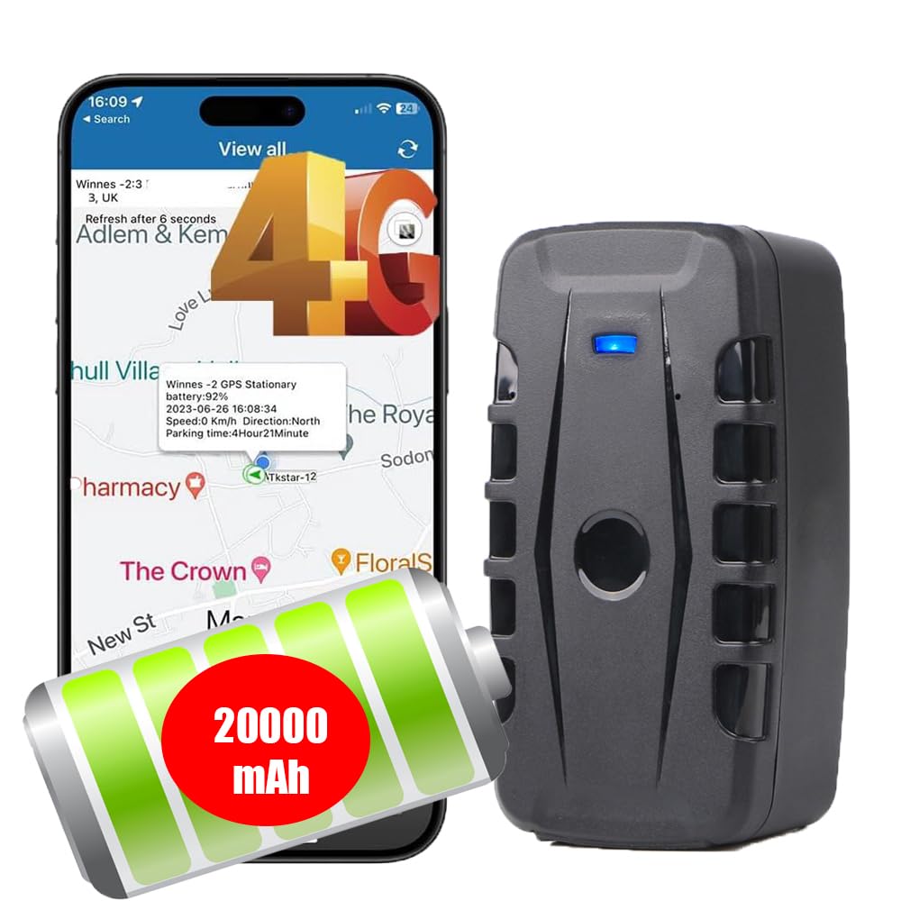 Winnes Big Battery GPS Tracker TK918C Wireless Strong Magnetic Car ...