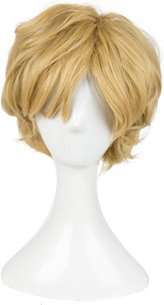 Anime Tenoh Haruka Cosplay Wig Women Party Wigs with Free Cap