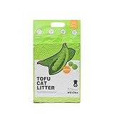 Michu Tofu Cat Litter Natural Clumping Tofu Cat Litter, Fast Clumping and Easily...