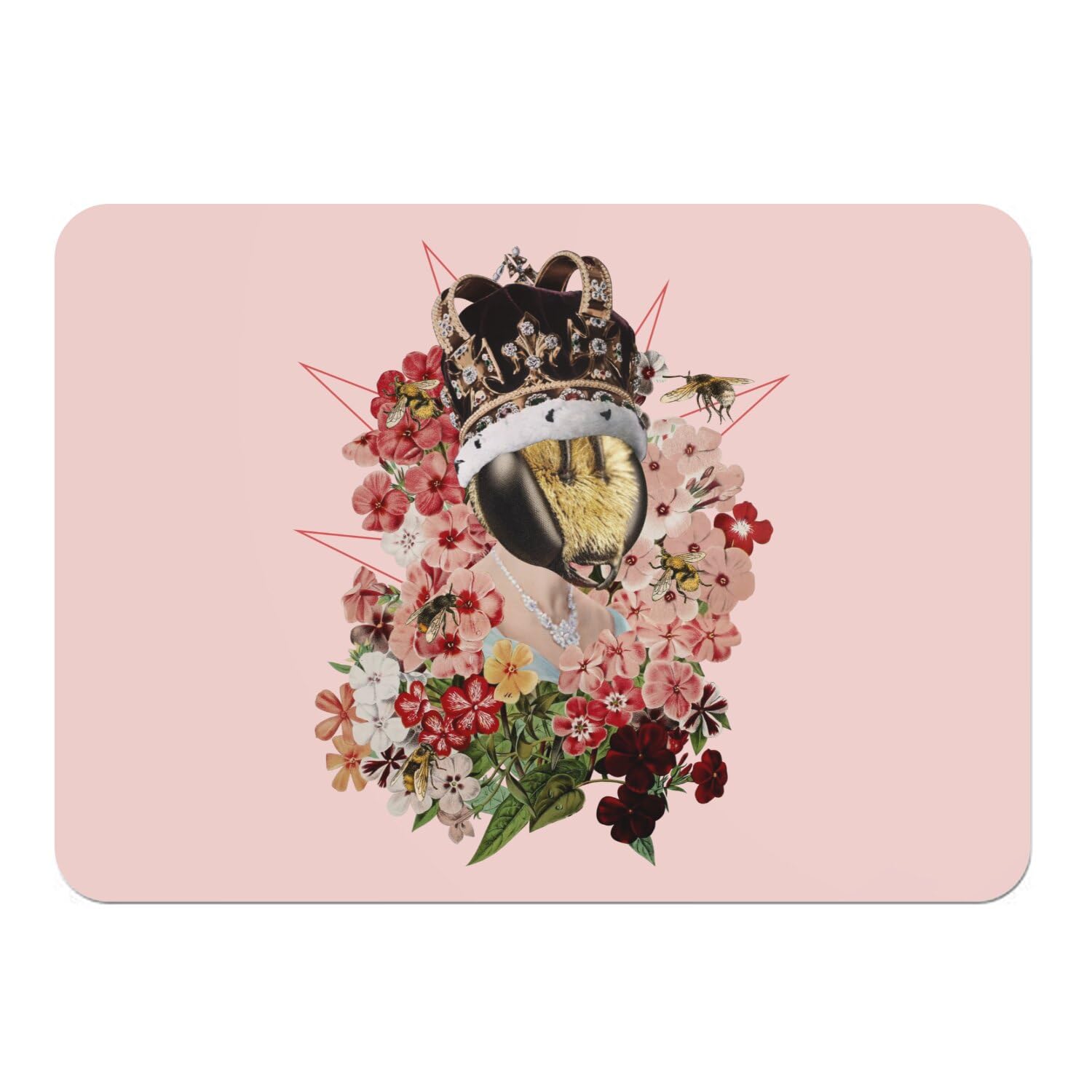 Sets de table rose grand format napperons dessous de table liège Reine Elizabeth
