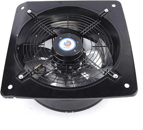 Miniatura 6 de DYRABREST Ventilador axial de escape de pared de 16 pulgadas, 550 W, 110 V, ventiladores de ventilación a través de la pared, extractor de aire,