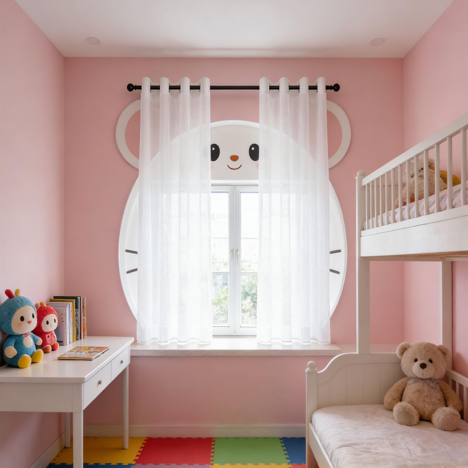 Rideaux Voilages 150x280 cm Blancs pour Sublimer la Lumière du Salon