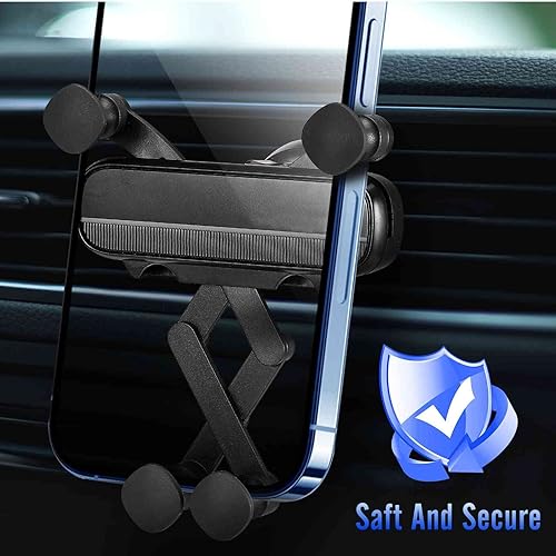 Miniatura 4 de Soporte de teléfono para automóvil diseño mejorado Soporte de teléfono mini soporte de coche para iPhoneSmartphone Clip de ventilación de aire con