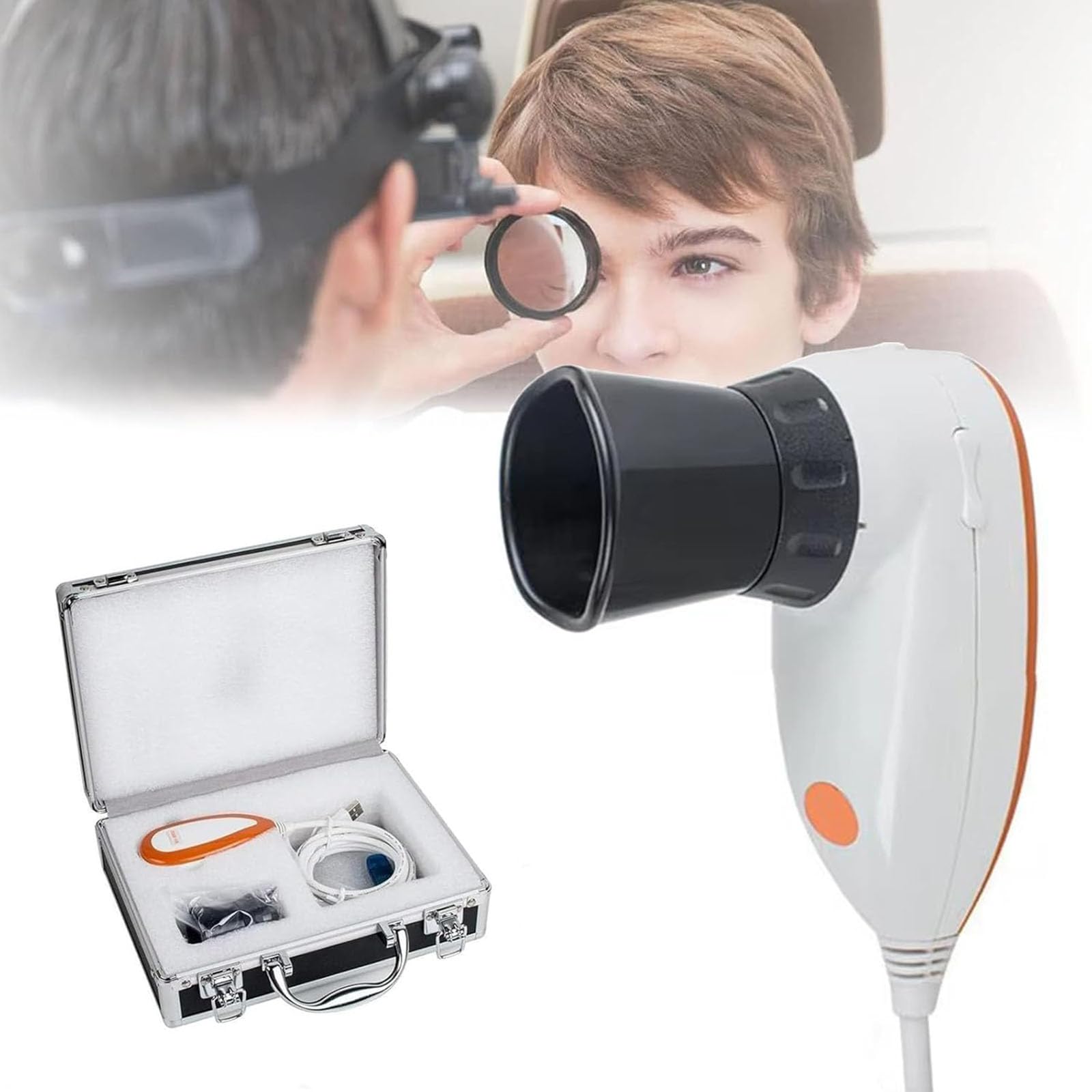 Nueva cámara de iridología con analizador de iris USB de 5.0 MP con software pro Iris en inglés, lente de iris de 30X, enfoque ajustable, alta resolución 2560 * 1920 Iriscopio