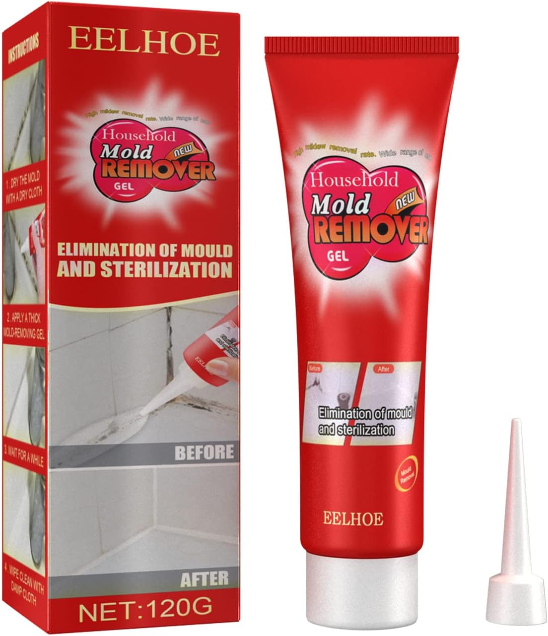 Magic Mold Remover Gel, Household Mold Remover Gel, Cleaner