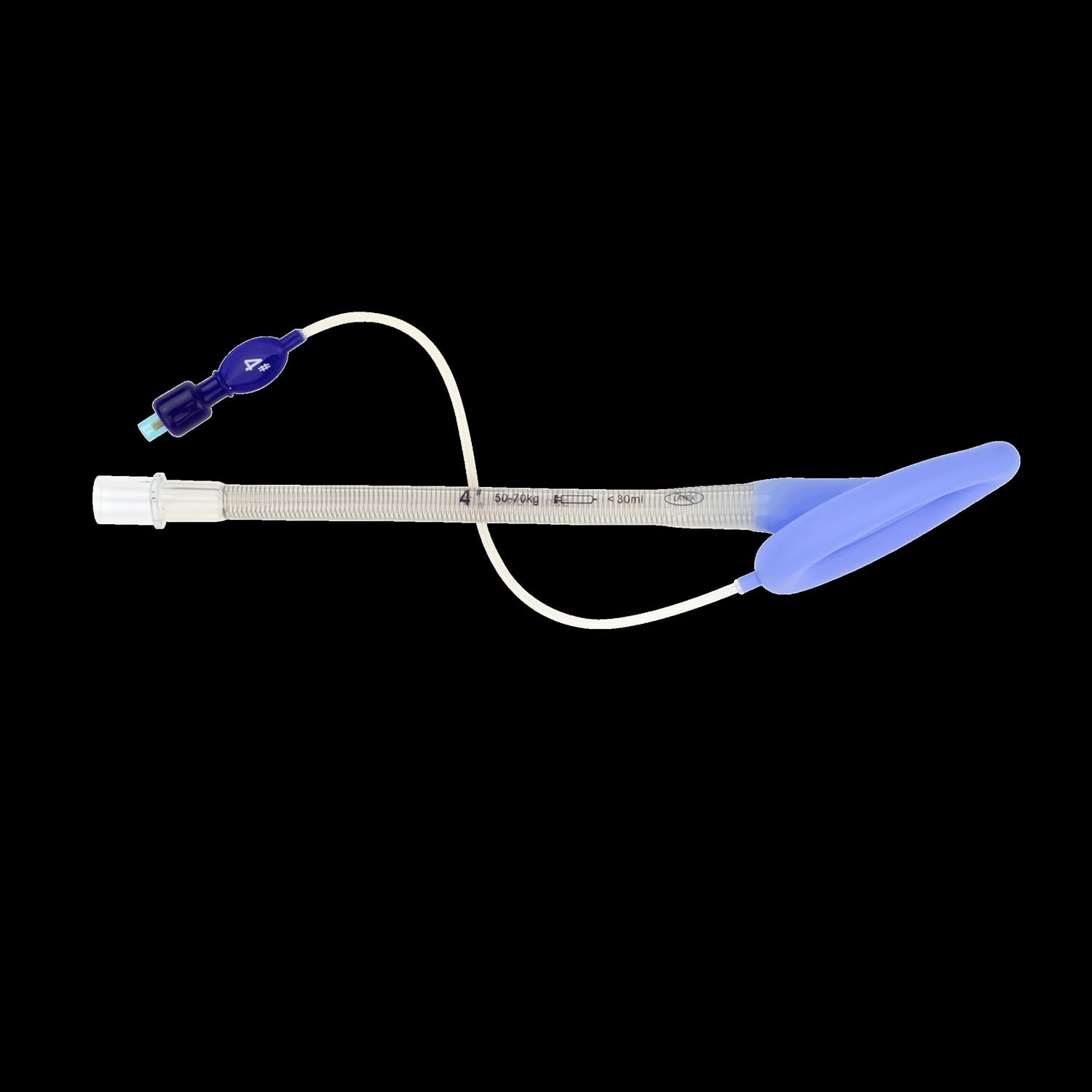 Dynarex 36291 Silicone Reinforced Laryngeal Mask Airway, Size 4.0mm, Pack of 5