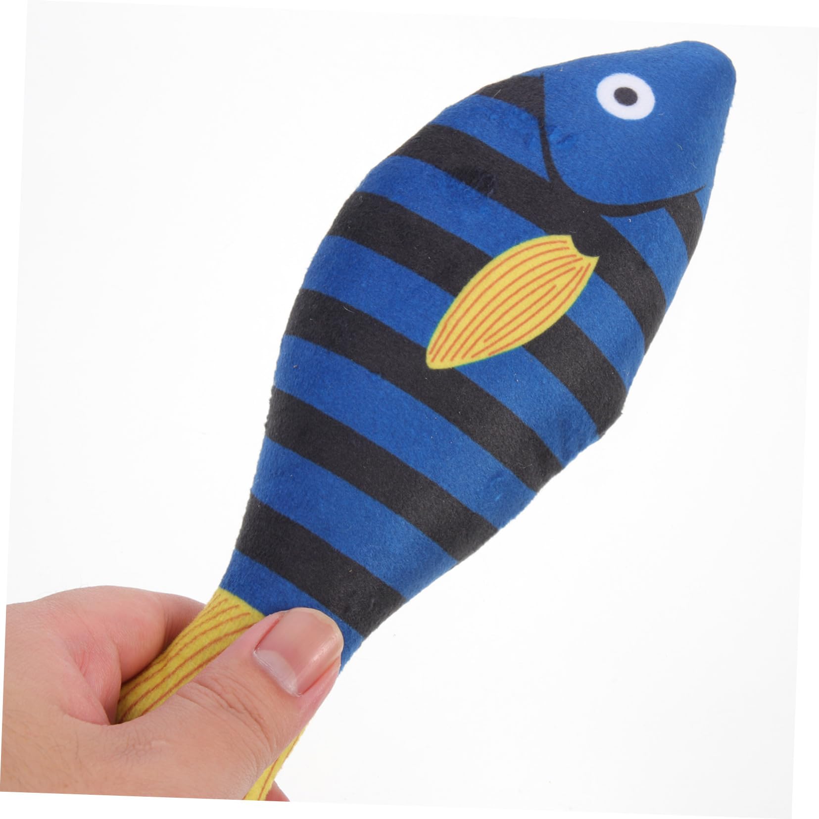 Abaodam Jouet pour Chat Poisson en Peluche Léger Cataire Naturel, Jouet à Mâcher Interactif pour Chatons, pour Stimuler et Divertir à L'intérieur