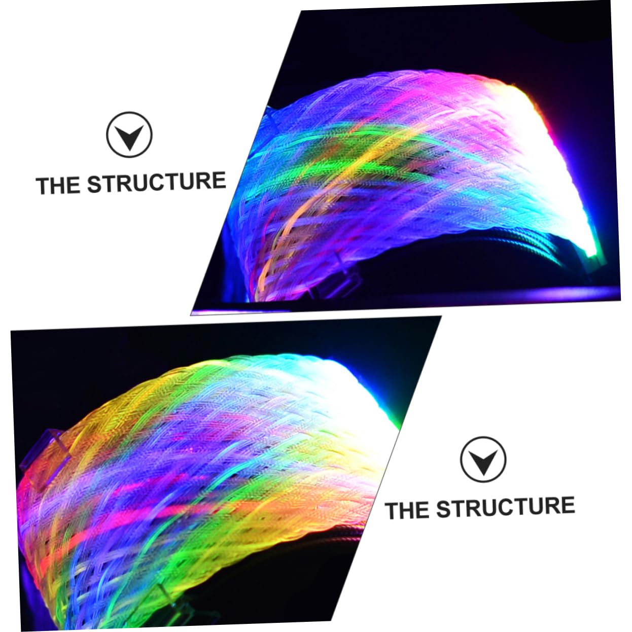 Lurrose Alimentazione Rgb Estensibile Pin per Illuminazione Argb Accessorio Computer Professionale per Appassionati