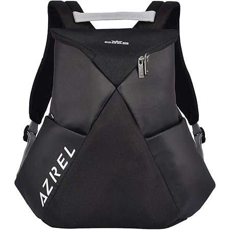 gods polyester black laptop backpack