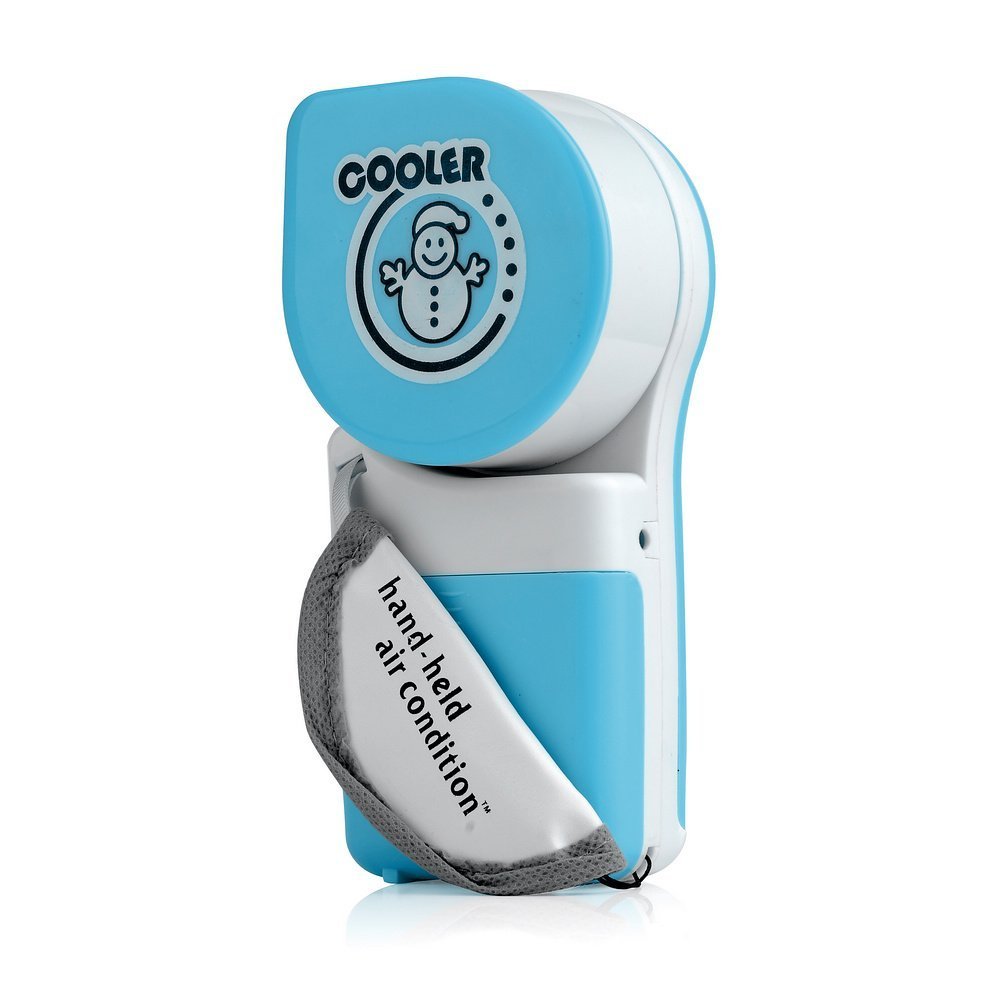 Happykueen Mini Super Hand-held Mute USB/Battery Cooling Fan for Outdoor Sports (Blue)