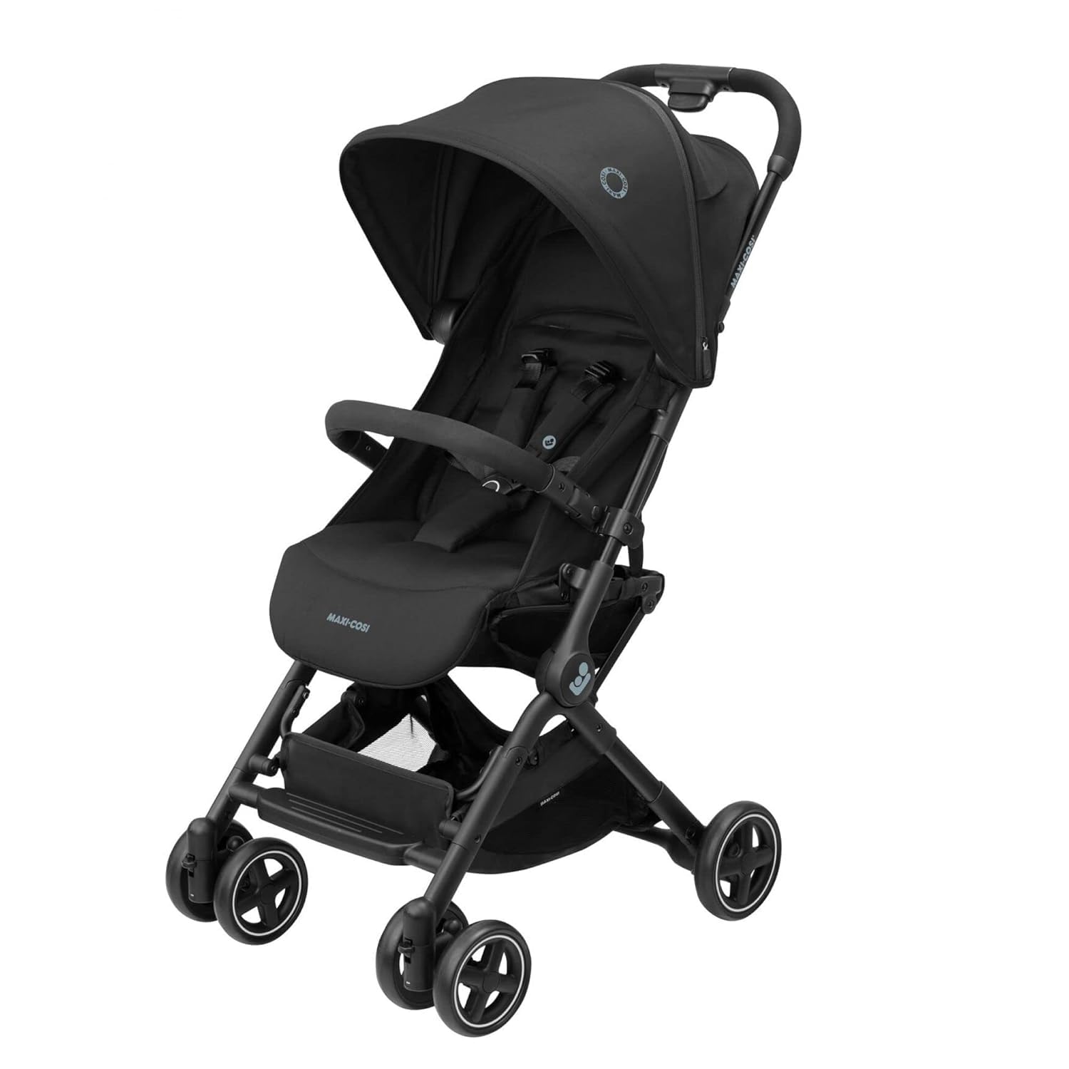 Maxi Cosi Lara² Ultra-Compact Stroller, One-Hand Fold, Lightweight Design, Travel-Friendly, Reversible Seat, 5-Point Safety Harness, UPF 50+ Canopy, 4-Wheel Suspension, Essential Black, (0-4 Year)-image-40