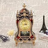 Vintage Table Clocks, Vintage Retro Analog Alarm Clock, Vintage Style Plastic Table Clock Antique Ho