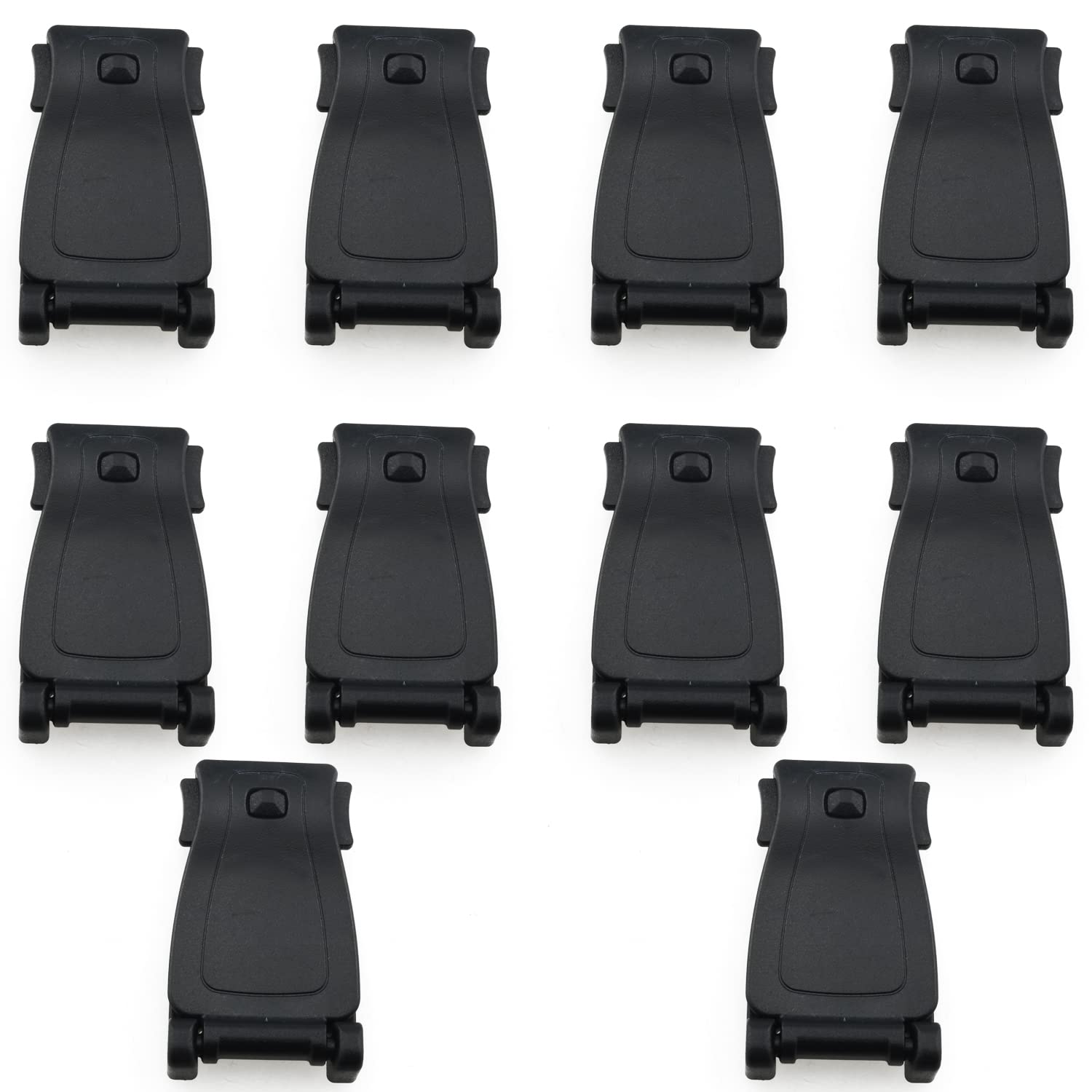 ZCZQC 10pcs MOLLE Clip Strap Management - Web Dominator For 1 Inch Webbing Tactical Bags