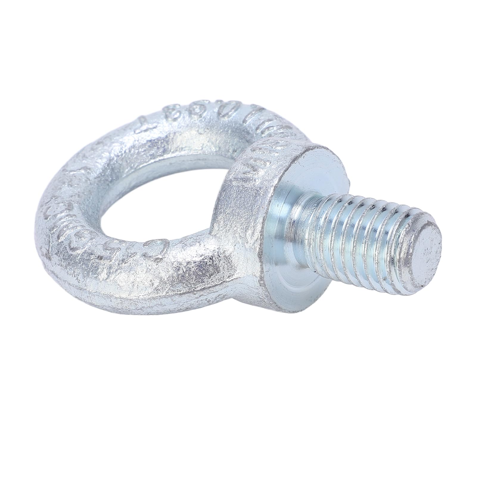 Respicefinem 2Pcs Lifting Galvanized Carbon Steel Eyebolts Threaded Lifting Shoulder Eyebolt M22 (M18)