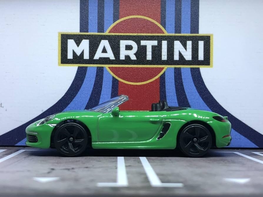 ホットウィールカスタム ポルシェ RWB マジョーラ緑 ✩深リム