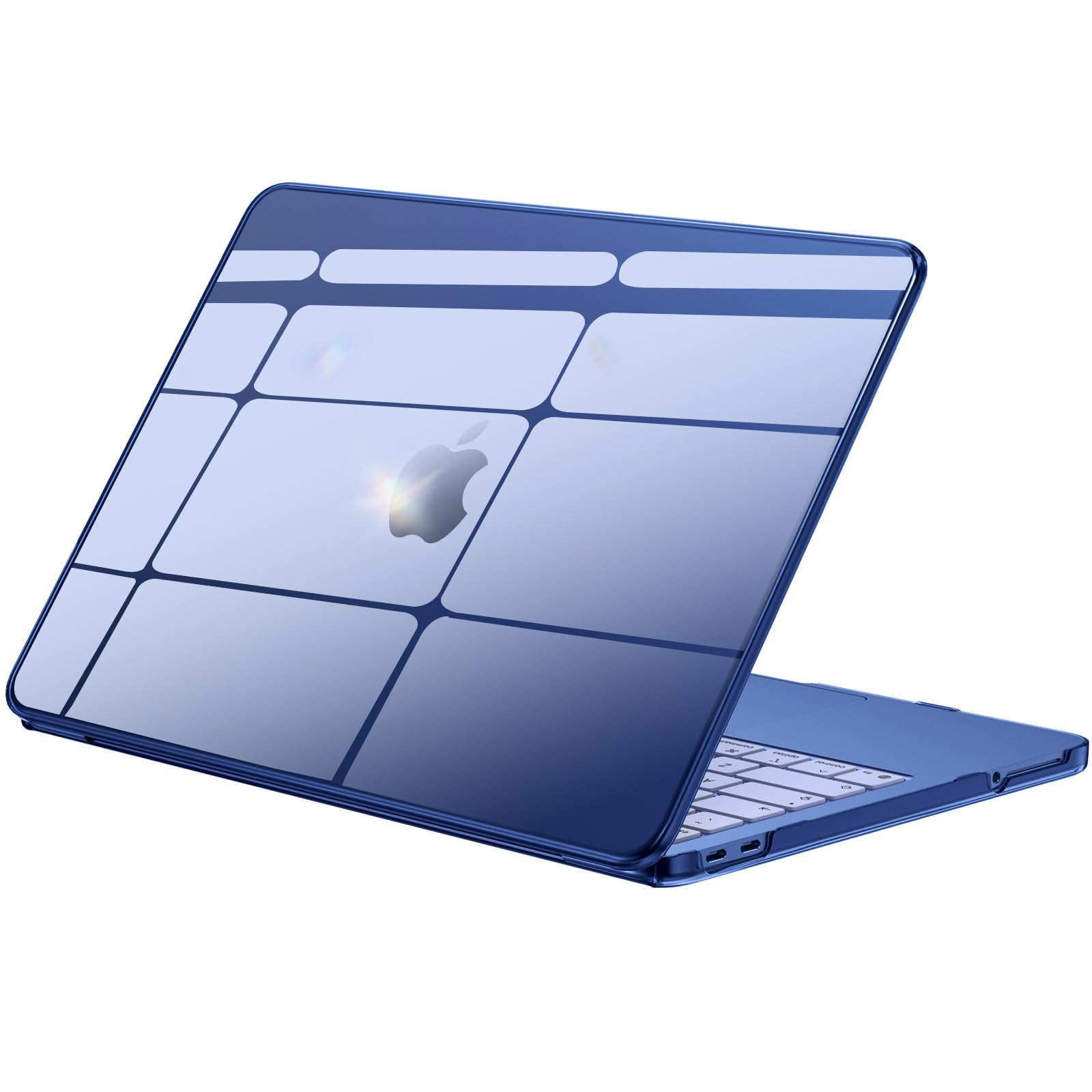 BlueSwan Transparente Schutzhülle Hartschale Hülle kompatibel für MacBook