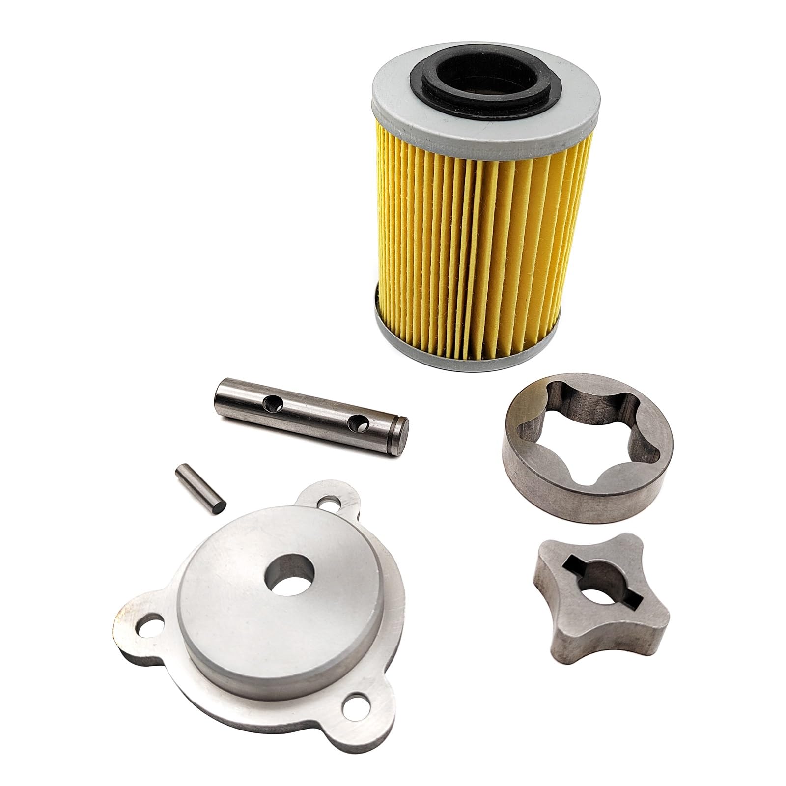[Części motocyklowe] Zestaw pompy oleju do BRP 800 1000 ATV UTV filtr oleju wirnik pompy oleju/pokrywa/wał 420256188 420210640 420256348 420237059 [Łatwe do wymiany]