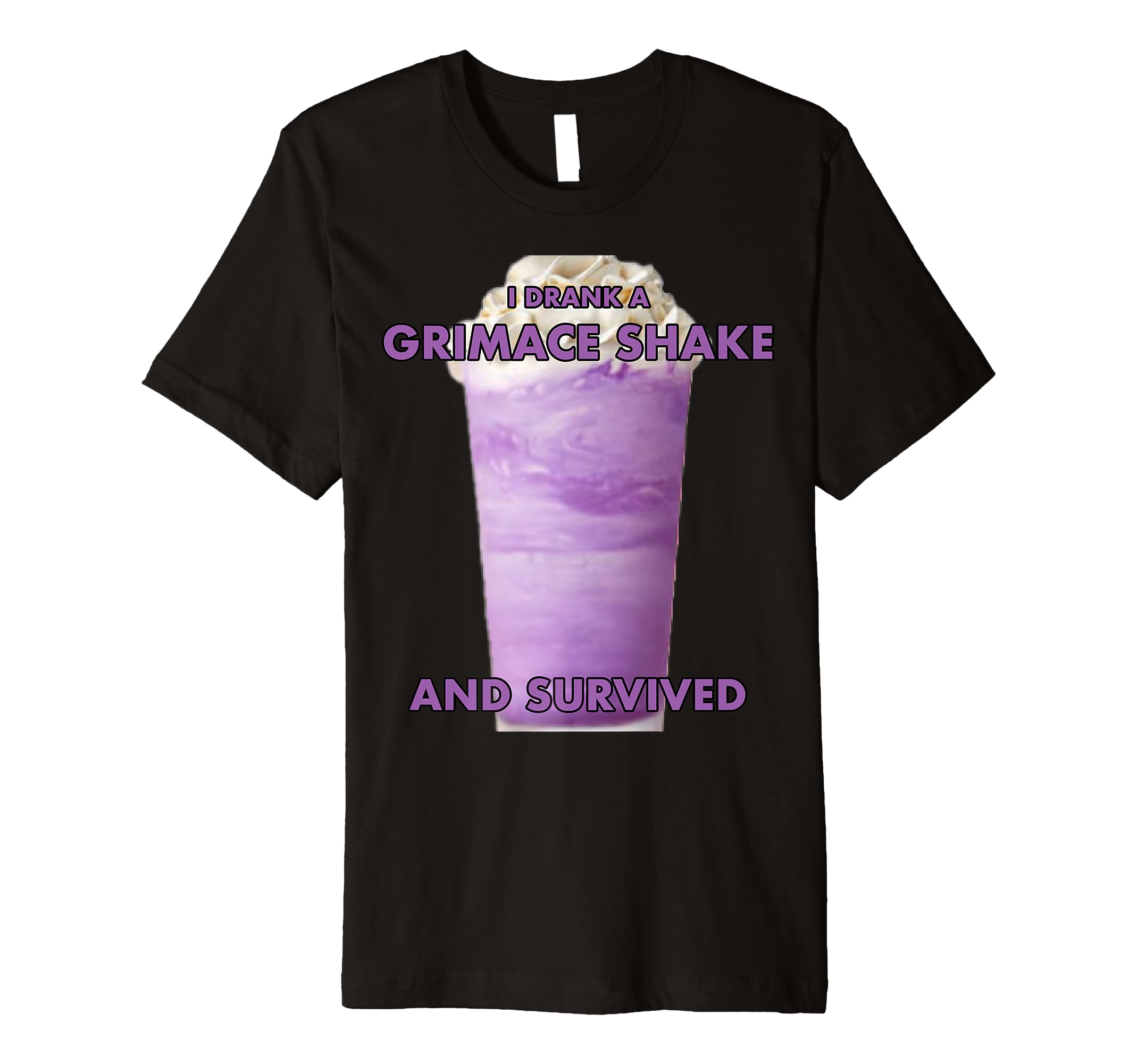 I drank a grimace shake and survived Premium T-Shirt
