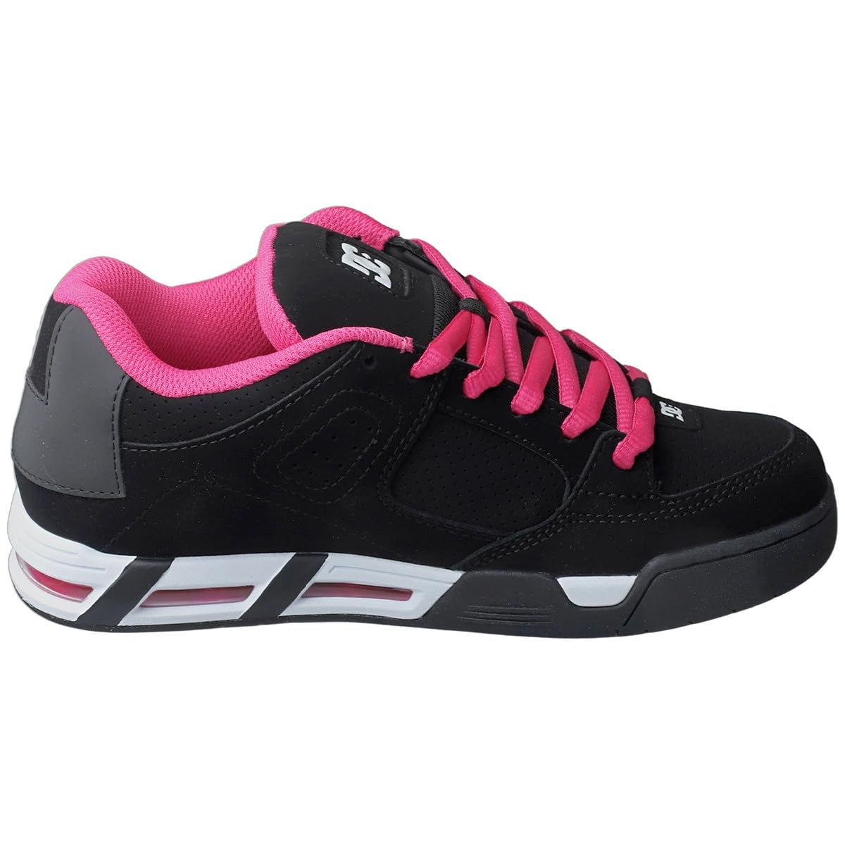 DC Shoes Command - Scarpe da Ginnastica da Skate, da Donna, Colore: Nero/Rosa
