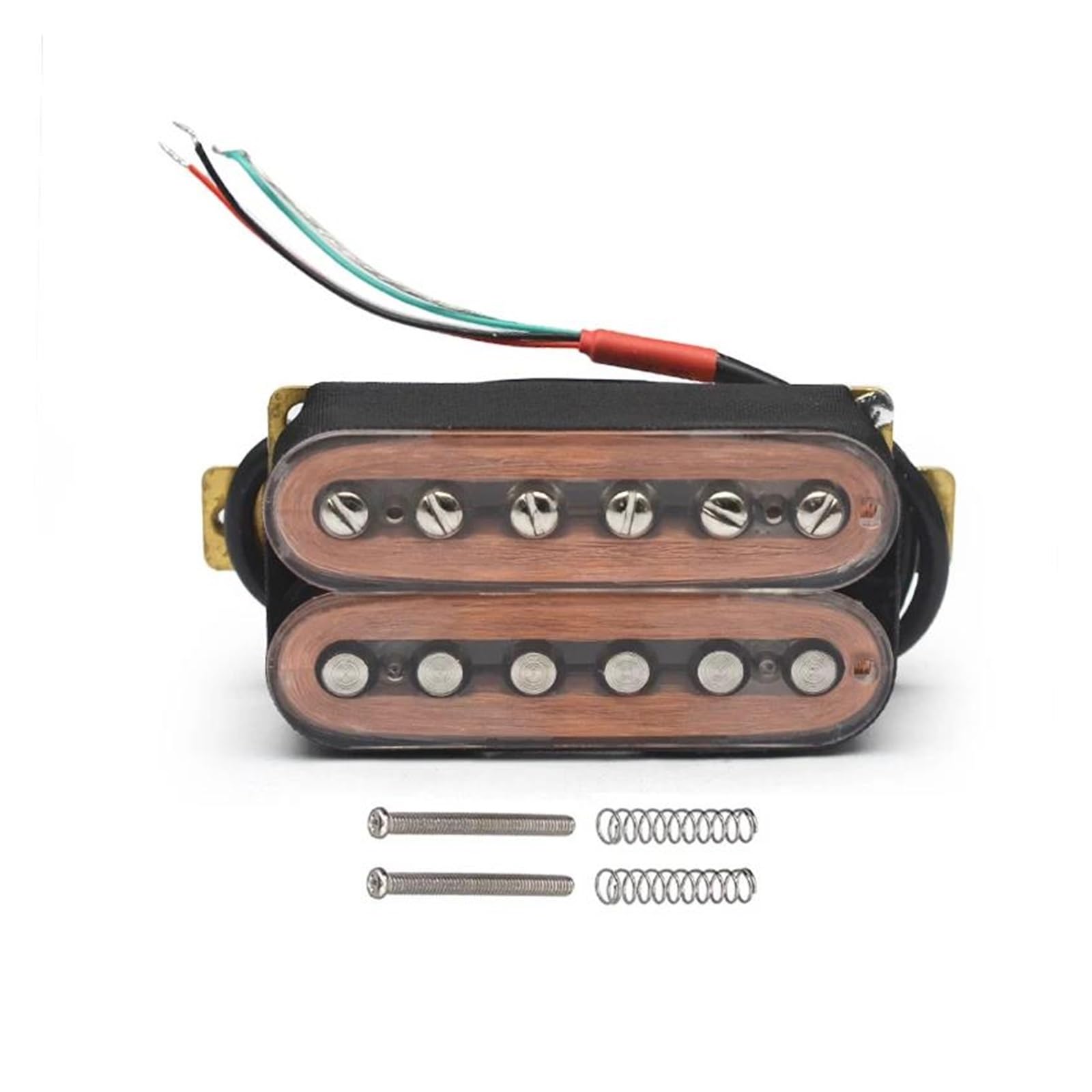 Mehrfarbige E Gitarren Humbucker Tonabnehmer Und Instrumentenzubehör(Transparent N B)