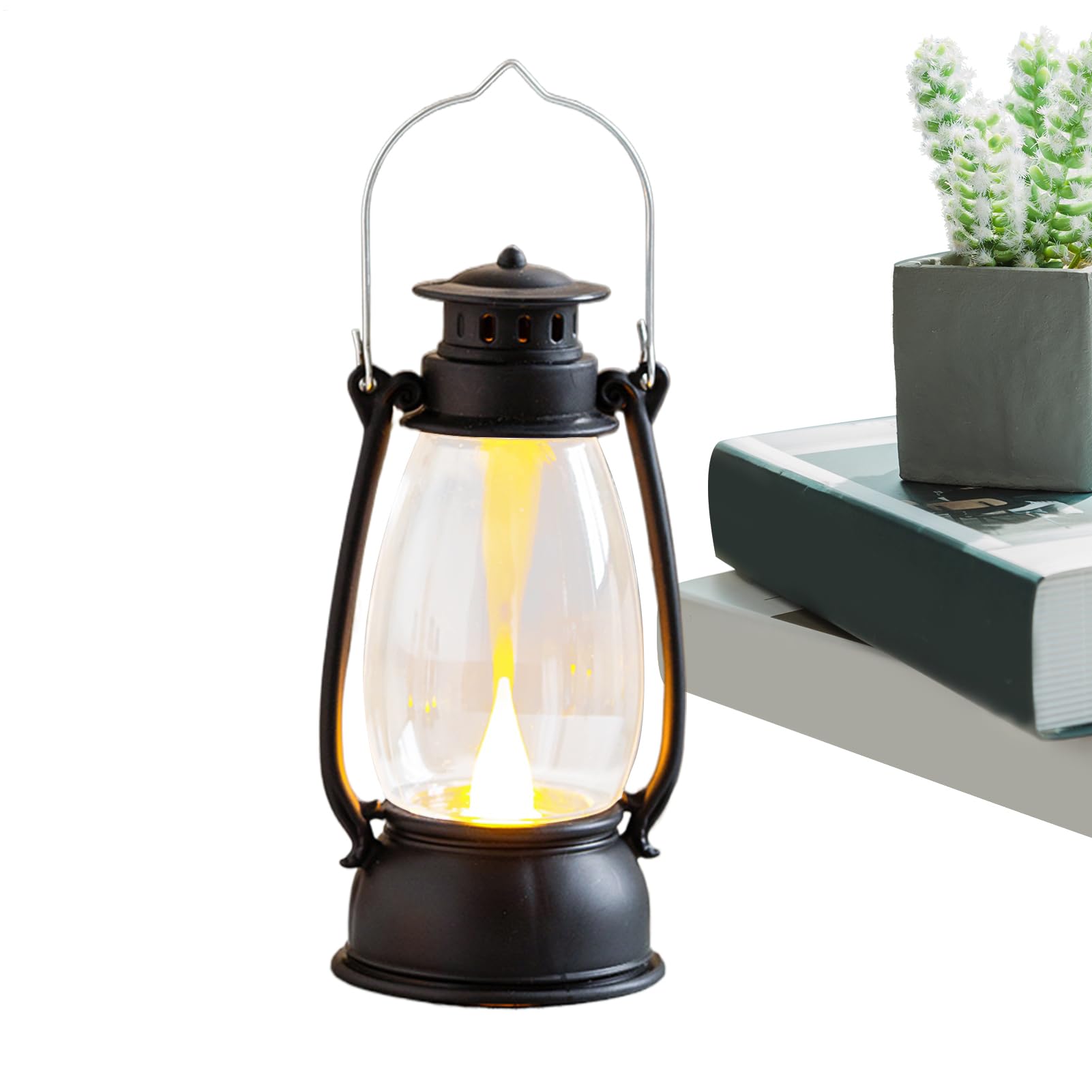 LED Retro Camping Lights, Portable Hanging Warm Color Lantern Lamp, Vintage Lightweight Tent Light for Hiking, Fishing, Outdoor Adventures
