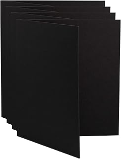 V-FLAT WORLD Tabletop V-Flat Light Reflectors for Photography - Food Photography & Product Photography Lighting Tool, Folding Light Reflector & Diffuser for Shooting Small Items - Medium, 4-Pack Black