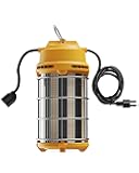 LED Temporary Work Light 150W 5000K 19,500lm Outdoor Construction Lights Job Site Lighting 10ft Cord Dust Waterproof Hanging Lighting