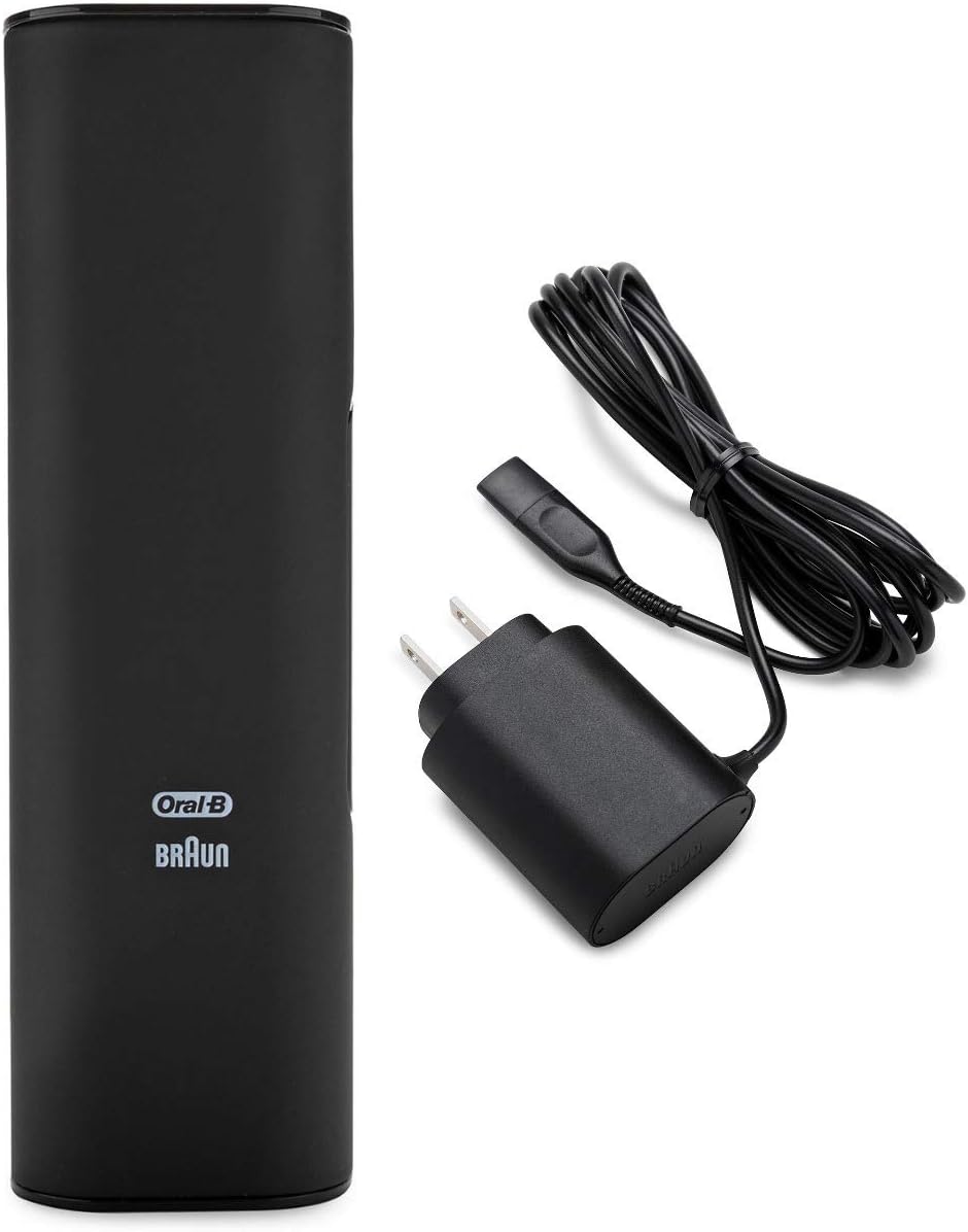 Bran Oral B Charging Travel Case (Black) with Oral B Braun OEM ICS Smart Plug