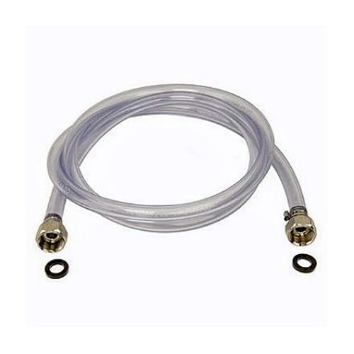 Draft Warehouse Beer Line with Connectors on Both Ends, 5-Feet,Chrome
