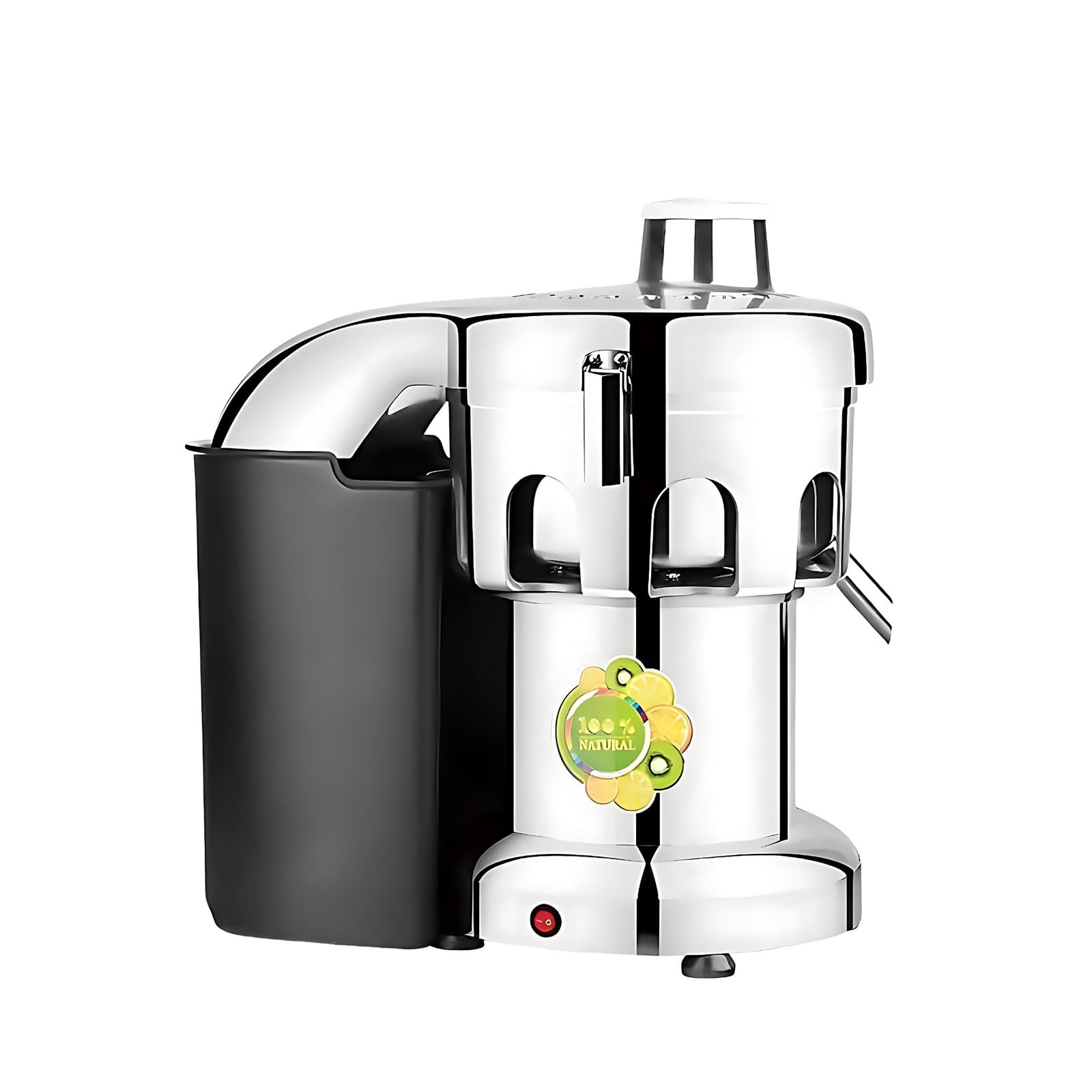 MIAOXIAOLONG 110 V/220 V Estrattore di Succo Commerciale, Estrattore di Succo Centrifugo Elettrico, Spremiagrumi per Frutta E Verdura Intera in Acciaio Inox Resistente, Ristoranti E Bar B2600(750W)