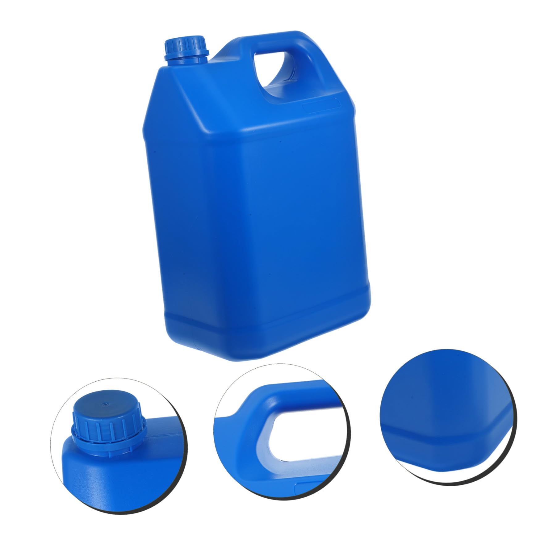 10l Hdpe Flüssigkeitsbehälter mit Deckel, Blau, Dicht Verschlossen | Chemikalienbehälter, Große Kapazität, Einfache Handhabung, Lichtgeschützt und Stabil