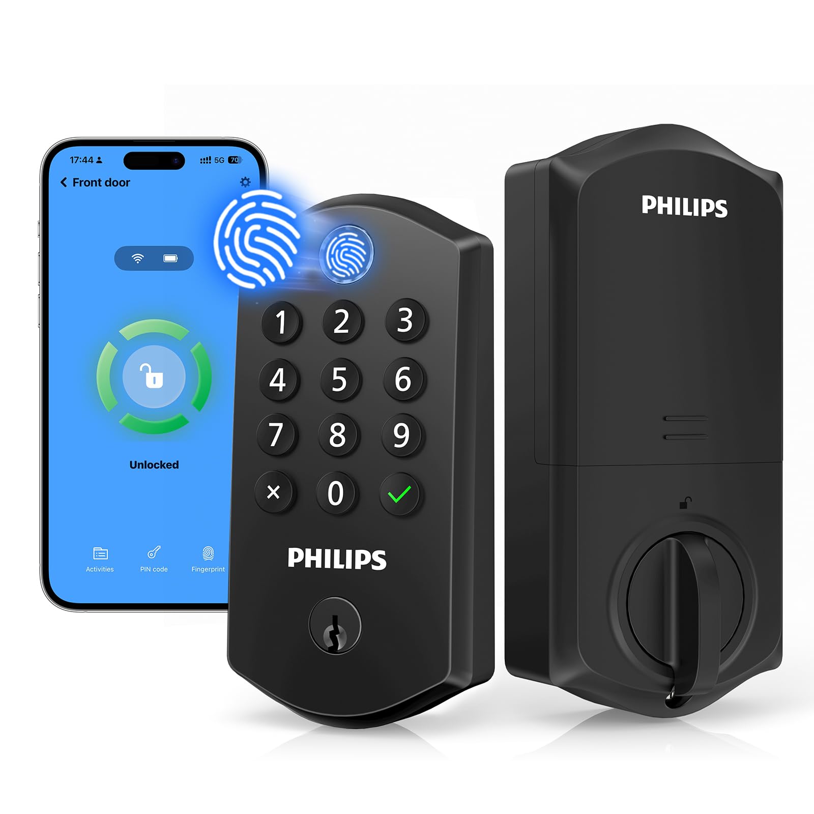 Photo 1 of Philips Wi-Fi Smart Lock - Fingerprint Keyless Entry