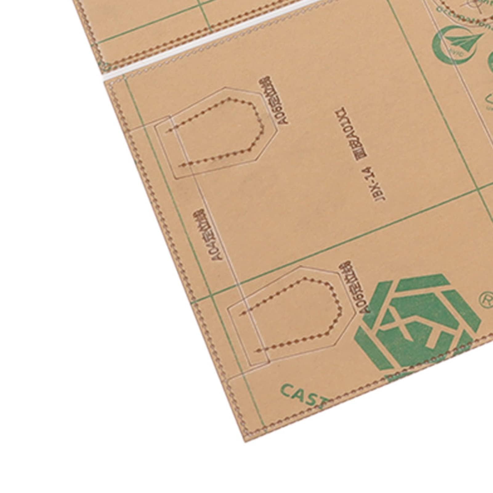 Lederhandwerk Acrylschablone, Taschenacrylschablone Ledermuster Acrylledermuster Lederschablonen Acrylherstellungsschablone Ledertaschen Schablonen Kit für DIY Lederhandwerk